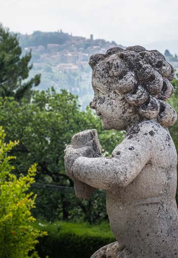 Ange jardin du Castellaras